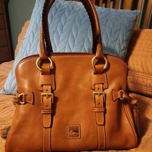 Dooney & Bourke Florentine Small Domed Buckle Leather Satchel